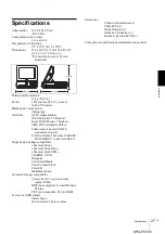 Preview for 53 page of Sony UPA-PC105 Operating Instructions Manual