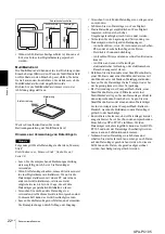 Preview for 74 page of Sony UPA-PC105 Operating Instructions Manual