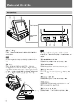 Предварительный просмотр 6 страницы Sony UPA-PC110 Operating Instructions Manual