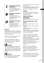 Preview for 25 page of Sony UPA-WU10 Instructions For Use Manual