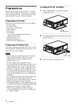 Preview for 8 page of Sony UPD-X100 Operating Instructions Manual