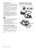 Preview for 22 page of Sony UPX-C100 Operating Instructions Manual