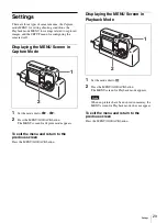 Preview for 29 page of Sony UPX-C100 Operating Instructions Manual