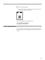 Предварительный просмотр 47 страницы Sony UPX-C21 Operating Instructions Manual