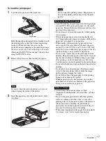 Предварительный просмотр 17 страницы Sony UPX-C300 Operating Instructions Manual