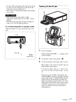 Предварительный просмотр 19 страницы Sony UPX-C300 Operating Instructions Manual