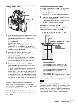 Предварительный просмотр 21 страницы Sony UPX-C300 Operating Instructions Manual