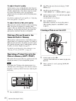 Предварительный просмотр 24 страницы Sony UPX-C300 Operating Instructions Manual