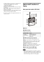 Preview for 9 page of Sony URX-P40 Operating Instructions Manual