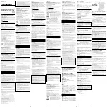 Sony USM1GJ Operating Instructions preview