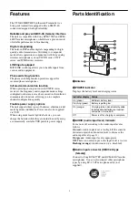 Предварительный просмотр 3 страницы Sony UTX-B03HR Operating Instructions Manual