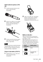 Preview for 43 page of Sony UWP-V1 Operating Instructions Manual