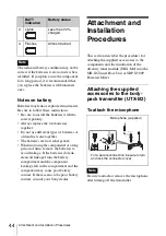 Preview for 44 page of Sony UWP-V1 Operating Instructions Manual