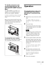 Preview for 49 page of Sony UWP-V1 Operating Instructions Manual