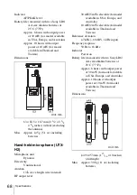 Preview for 68 page of Sony UWP-V1 Operating Instructions Manual