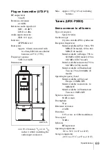 Preview for 69 page of Sony UWP-V1 Operating Instructions Manual