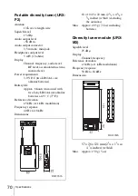 Preview for 70 page of Sony UWP-V1 Operating Instructions Manual