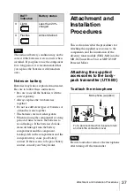 Preview for 37 page of Sony UWP-V2 Operating Instructions Manual