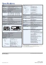 Preview for 8 page of Sony V800QM Brochure & Specs