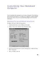 Preview for 75 page of Sony VAIO 505 SuperSlim User Manual