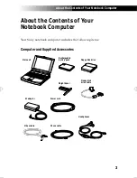 Preview for 3 page of Sony VAIO 707C About Manual