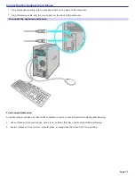 Preview for 23 page of Sony VAIO Digital Studio PCV-RZ30GN2 User Manual