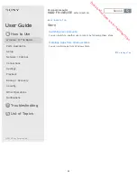 Preview for 66 page of Sony VAIO Fit 14E SVF1421 User Manual