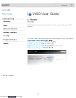 Preview for 15 page of Sony VAIO L Series User Manual