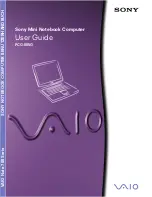 Sony VAIO MicroNotebook PCG-505G User Manual preview