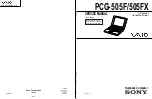 Sony VAIO PCG-505F Service Manual preview