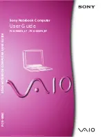 Preview for 1 page of Sony VAIO PCG-505FX User Manual