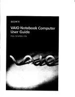 Preview for 1 page of Sony VAIO PCG-731 User Manual