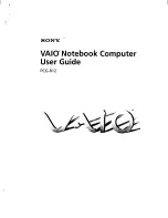 Sony VAIO PCG-812 User Manual preview