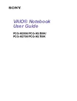 Sony VAIO PCG-8612 User Manual preview