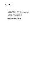 Preview for 1 page of Sony VAIO PCG-9562 User Manual