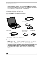 Preview for 14 page of Sony VAIO PCG-9562 User Manual