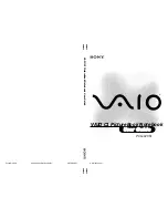 Sony VAIO PCG-C1VN User Manual preview