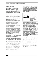 Preview for 3 page of Sony VAIO PCG-C1VN User Manual