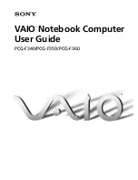 Preview for 1 page of Sony Vaio PCG-F340 User Manual