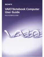 Sony VAIO PCG-F370 User Manual preview