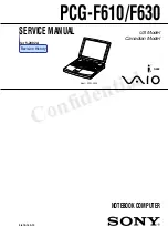 Sony VAIO PCG-F610 Service Manual preview