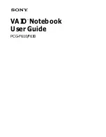 Preview for 2 page of Sony VAIO PCG-F610 User Manual