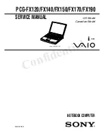 Preview for 1 page of Sony Vaio PCG-FH120 Service Manual