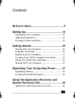 Preview for 3 page of Sony VAIO PCG-FR100 Series Quick Start Manual