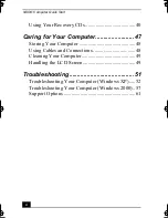 Preview for 4 page of Sony VAIO PCG-FR100 Series Quick Start Manual