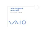 Предварительный просмотр 1 страницы Sony VAIO PCG-FX201 User Manual