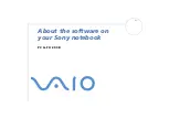 Предварительный просмотр 1 страницы Sony VAIO PCG-FX209K Software Manual