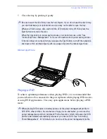 Preview for 17 page of Sony VAIO PCG-FX250 User Manual