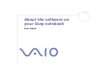 Sony Vaio PCG-FX601 Software Manual preview