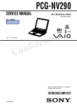 Sony VAIO PCG-NV290 Service Manual preview